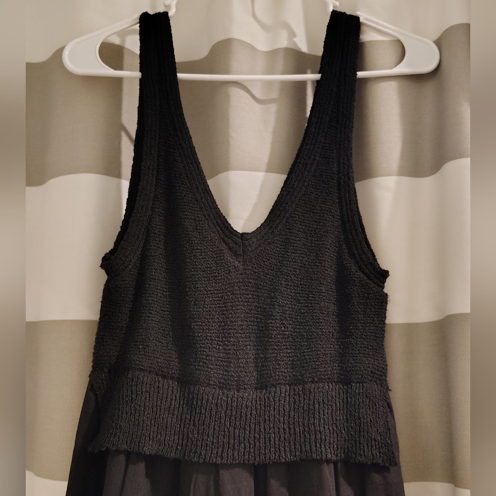 Anthropologie En Saison Sweater Knit Tiered Tank Top / Sleeveles Maxi Dress - Picture 9 of 13